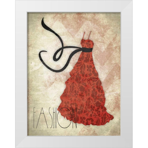 Fashion White Modern Wood Framed Art Print by Grey, Jace