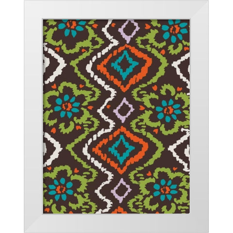 Flow White Modern Wood Framed Art Print by Grey, Jace