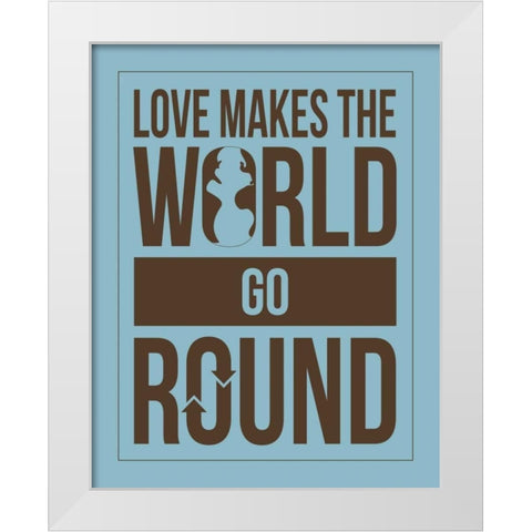 Text B3 White Modern Wood Framed Art Print by Grey, Jace