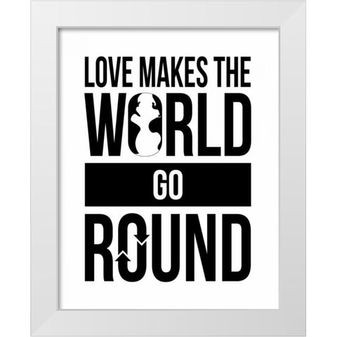 Text C White Modern Wood Framed Art Print by Grey, Jace
