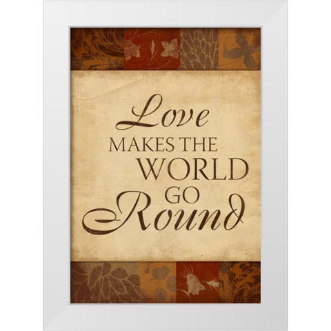 Inspirational D White Modern Wood Framed Art Print by Grey, Jace