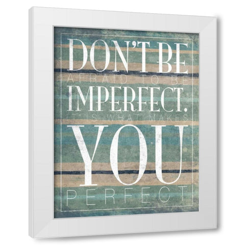 Perfect White Modern Wood Framed Art Print by Grey, Jace