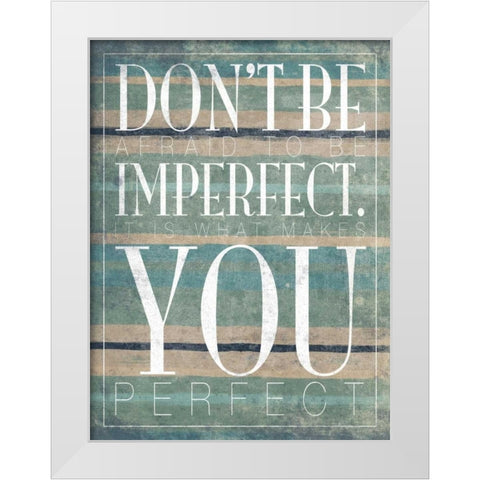 Perfect White Modern Wood Framed Art Print by Grey, Jace