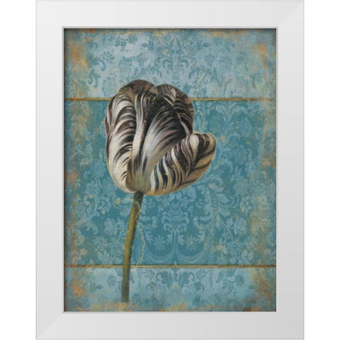 Single Flower 2 White Modern Wood Framed Art Print by Grey, Jace