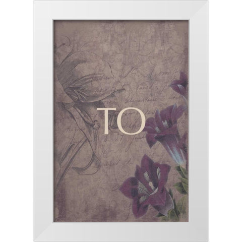 to White Modern Wood Framed Art Print by Grey, Jace