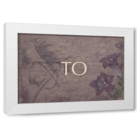 to White Modern Wood Framed Art Print by Grey, Jace