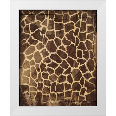 Animal Print 3 White Modern Wood Framed Art Print by Grey, Jace