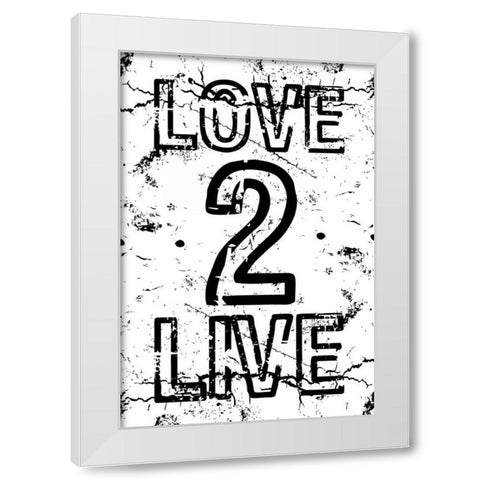 L2L White Modern Wood Framed Art Print by Grey, Jace