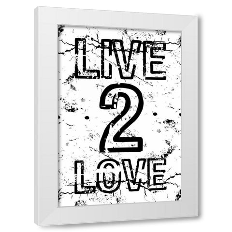 L2L Mate White Modern Wood Framed Art Print by Grey, Jace