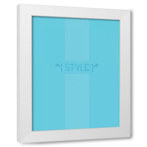 Style White Modern Wood Framed Art Print by Grey, Jace