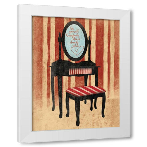 Wonderful White Modern Wood Framed Art Print by Grey, Jace