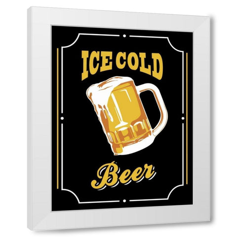 Ice Cold 2 White Modern Wood Framed Art Print by Grey, Jace