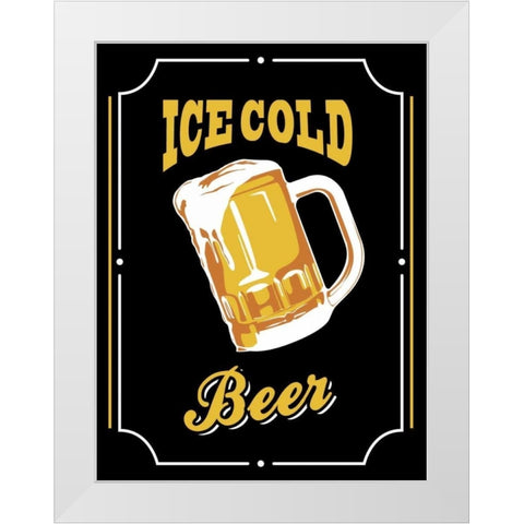 Ice Cold 2 White Modern Wood Framed Art Print by Grey, Jace