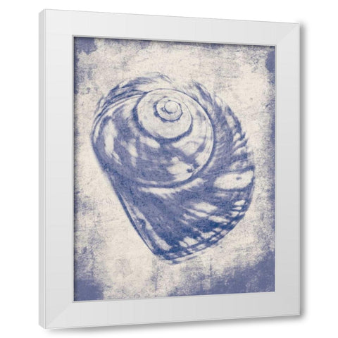 Shell Shade Mate White Modern Wood Framed Art Print by Grey, Jace