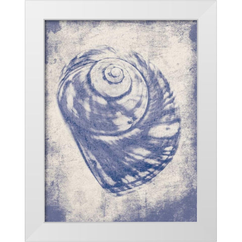 Shell Shade Mate White Modern Wood Framed Art Print by Grey, Jace