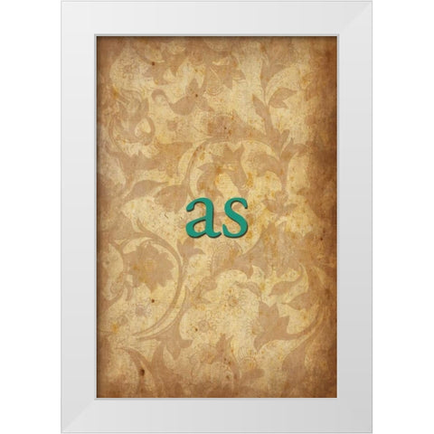 as White Modern Wood Framed Art Print by Grey, Jace