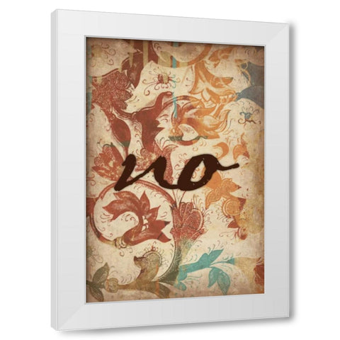 no White Modern Wood Framed Art Print by Grey, Jace