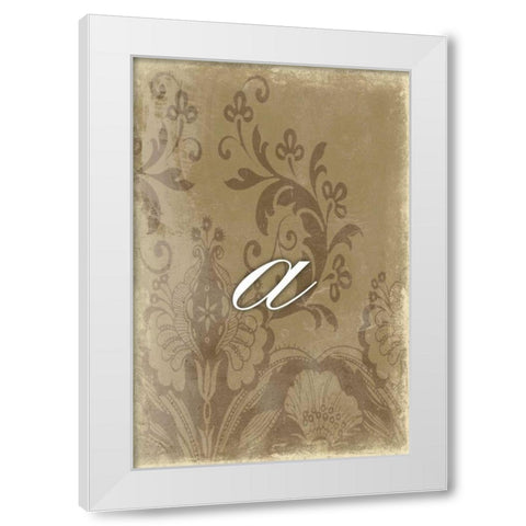 a White Modern Wood Framed Art Print by Grey, Jace