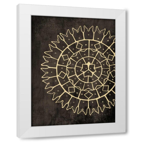 Coastal Patterns Dark White Modern Wood Framed Art Print by Grey, Jace