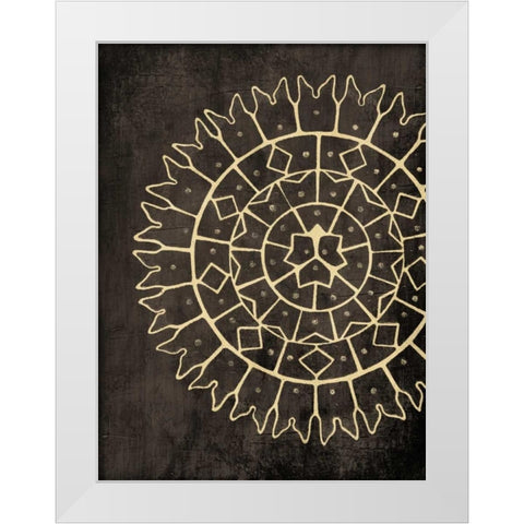 Coastal Patterns Dark White Modern Wood Framed Art Print by Grey, Jace