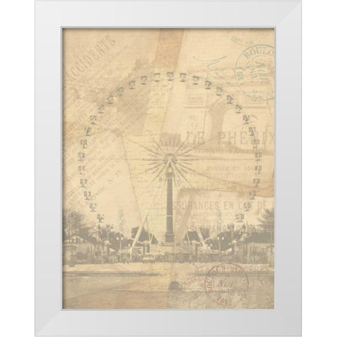 European White Modern Wood Framed Art Print by Grey, Jace