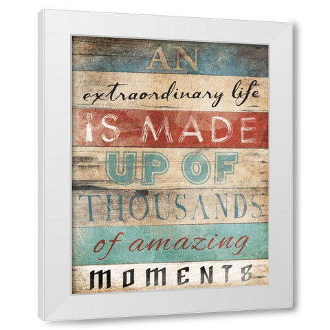An Extraordinary White Modern Wood Framed Art Print by Grey, Jace