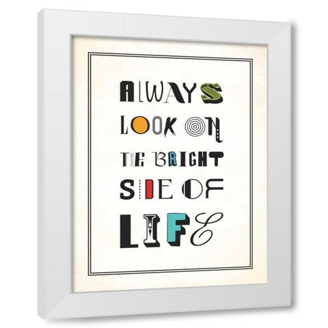 Always White Modern Wood Framed Art Print by Grey, Jace