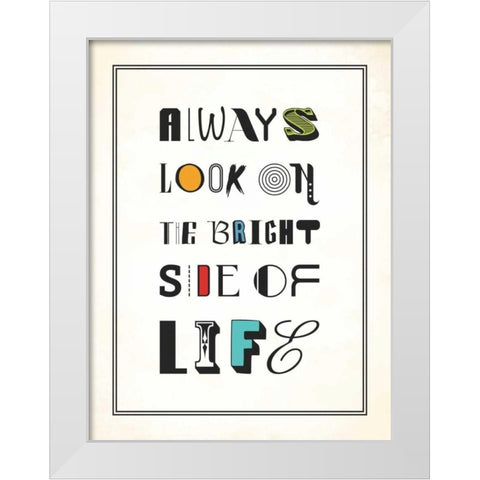 Always White Modern Wood Framed Art Print by Grey, Jace