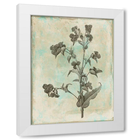 Earthy floral Mix White Modern Wood Framed Art Print by Grey, Jace