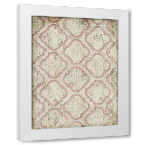 Antique Rose Wall White Modern Wood Framed Art Print by Grey, Jace