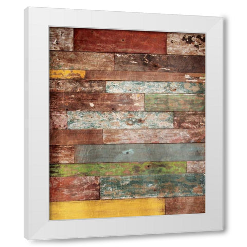Spice Tones Wood White Modern Wood Framed Art Print by Grey, Jace