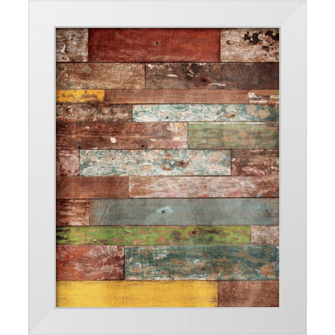 Spice Tones Wood White Modern Wood Framed Art Print by Grey, Jace