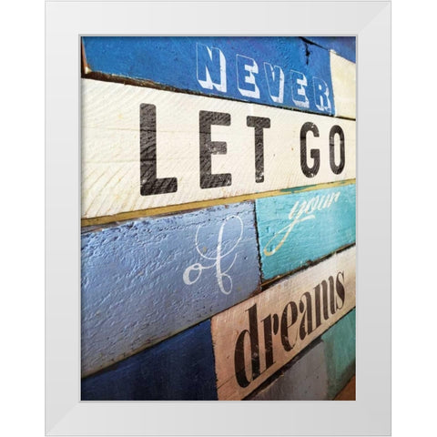 Ocean City Dreaming White Modern Wood Framed Art Print by Grey, Jace