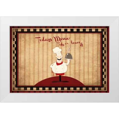 Leave It White Modern Wood Framed Art Print by Grey, Jace