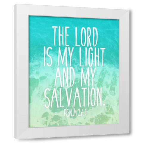 My Light White Modern Wood Framed Art Print by Grey, Jace