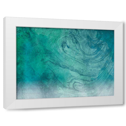 Marble Coastal White Modern Wood Framed Art Print by Grey, Jace
