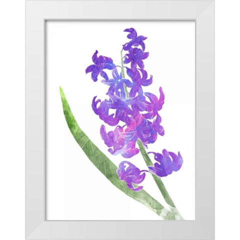 Watered Down Purp Pink White Modern Wood Framed Art Print by Grey, Jace