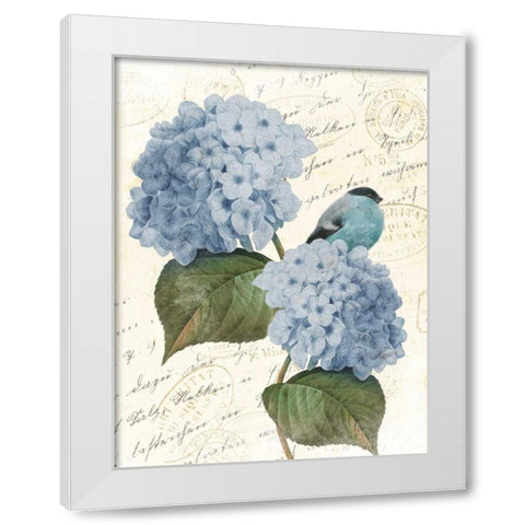 Bird Mail Two White Modern Wood Framed Art Print by Grey, Jace