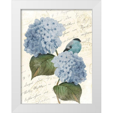 Bird Mail Two White Modern Wood Framed Art Print by Grey, Jace
