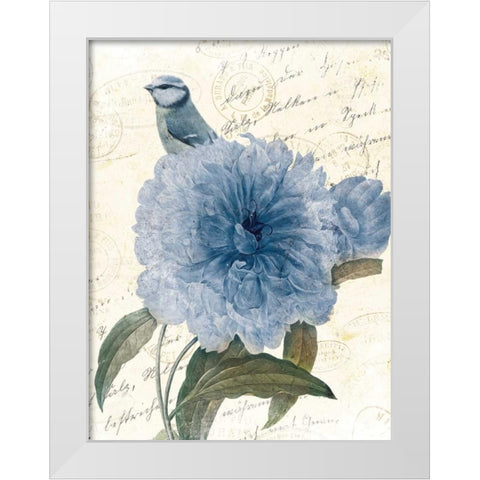 Bird Mail Three White Modern Wood Framed Art Print by Grey, Jace
