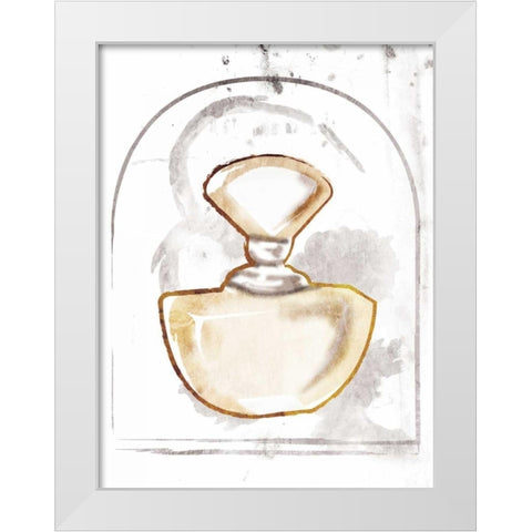 Perfume Arch Mate White Modern Wood Framed Art Print by Grey, Jace