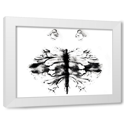 Site White Modern Wood Framed Art Print by Grey, Jace