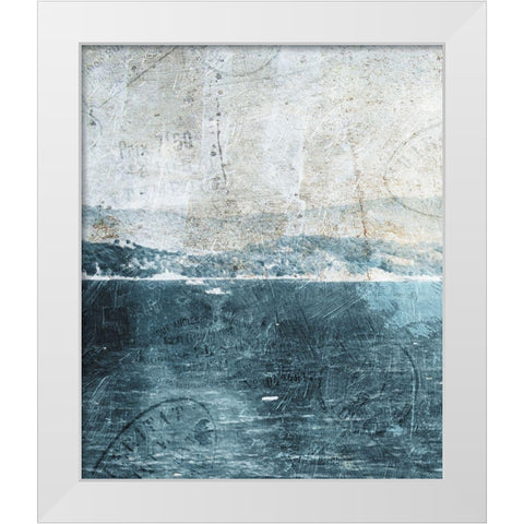 Sea Life White Modern Wood Framed Art Print by Grey, Jace