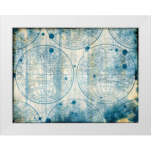 Make History White Modern Wood Framed Art Print by Grey, Jace