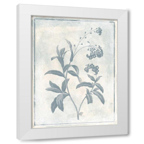 Sky Floral Two Cleaner White Modern Wood Framed Art Print by Grey, Jace