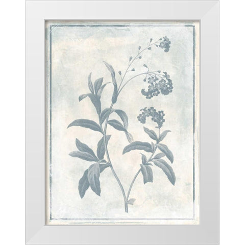 Sky Floral Two Cleaner White Modern Wood Framed Art Print by Grey, Jace