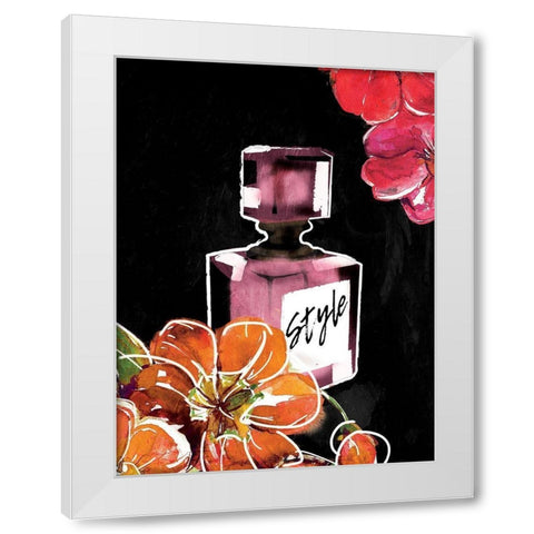 Flower Style White Modern Wood Framed Art Print by Grey, Jace