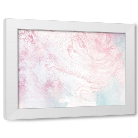 Ice Cream Galaxy White Modern Wood Framed Art Print by Grey, Jace