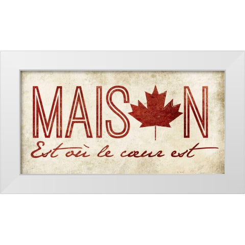 French Home White Modern Wood Framed Art Print by Grey, Jace