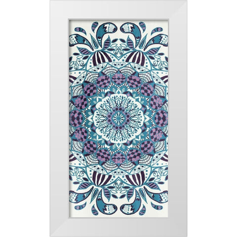 WaterLust White Modern Wood Framed Art Print by Grey, Jace